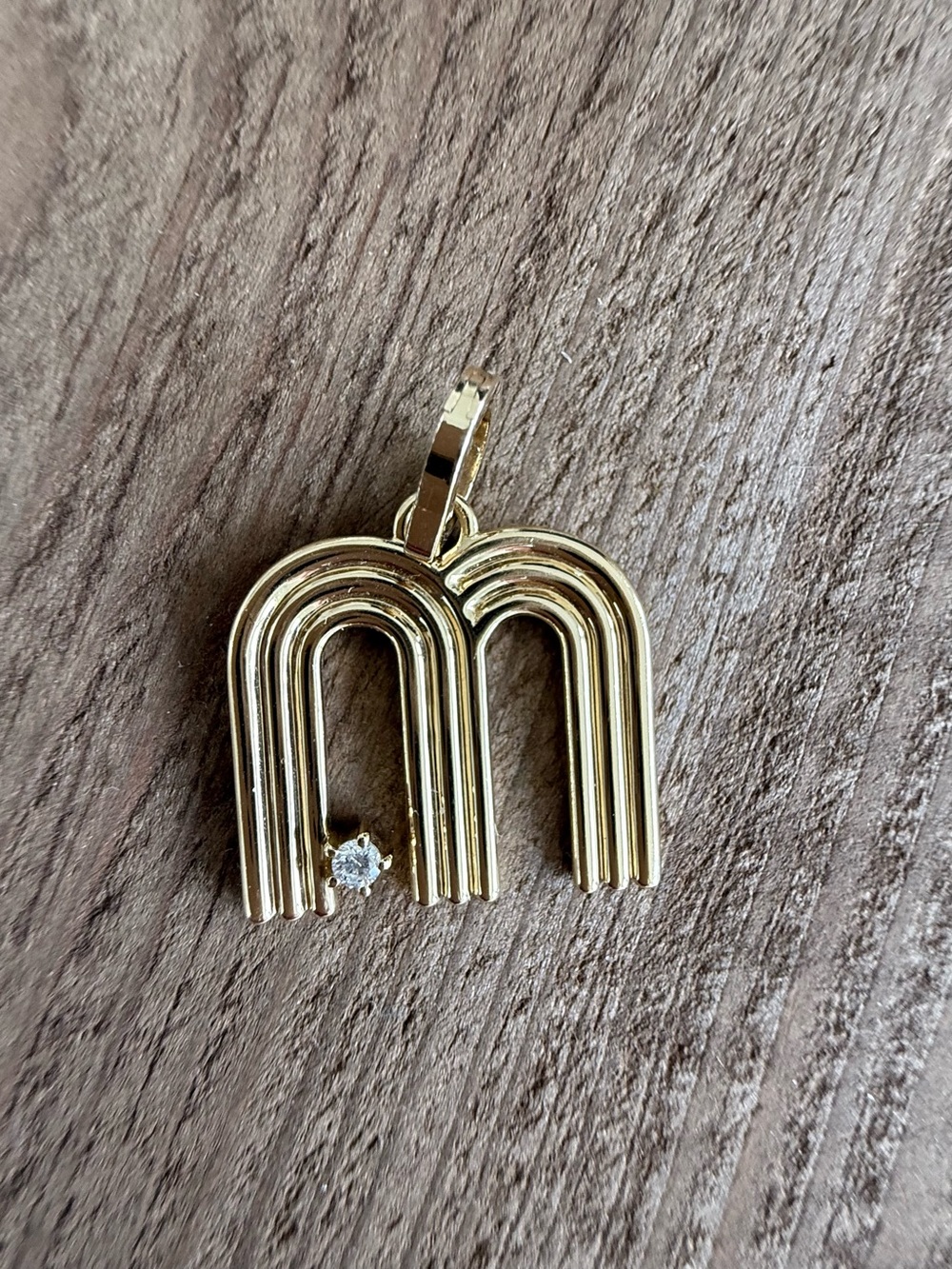 Adina Reyter 14k Iconic Gold and Diamond charm gently worn